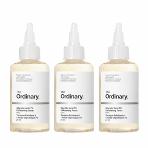 The Ordinary The Ordinary Glycolic Acid 7% Exfoliating Toner (3PCS / 3-Pack) – Luminous Texture Toner Set - Beauty&amp