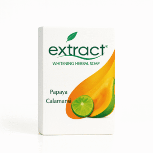 Extract Extract Papaya & Calamansi Herbal Soap – Radiance & Glow Botanical Cleansing Bar (Face & Body) - B