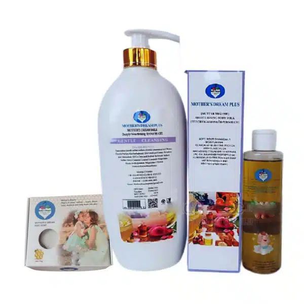 Mother’s Dream Kids Set 4pc: Hypoallergenic Gift for Sensitive Skin