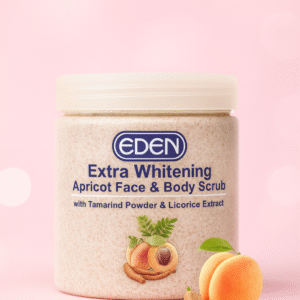 Eden Extra Whitening Apricot Scrub for Face & Body – Deep Exfoliation, Brightening & Smooth Glow