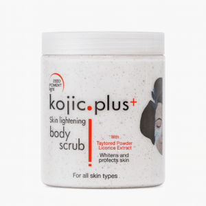 Kojic Plus + Body Lightening Face & Body Scrub – Fade Dark Spots, Exfoliate & Reveal Radiant Skin