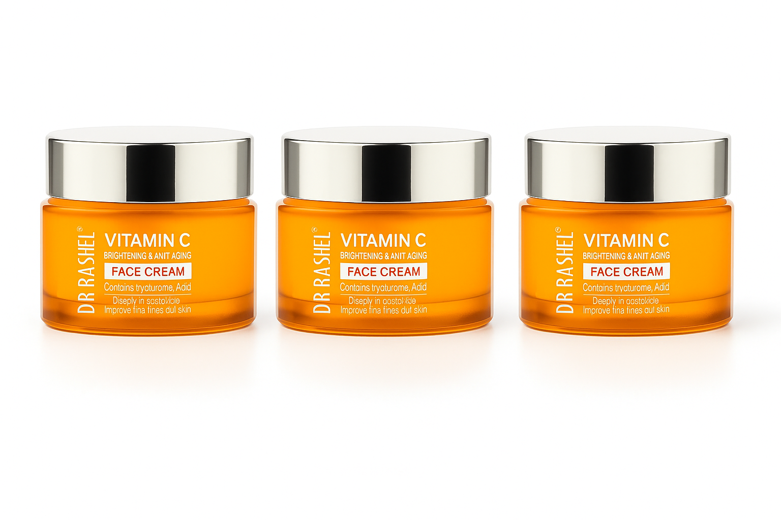 Dr Rashel Dr Rachel Vitamin C Face Cream (3PCS) – Brightening & Anti-Aging Moisturizer - Beauty&Health, Body