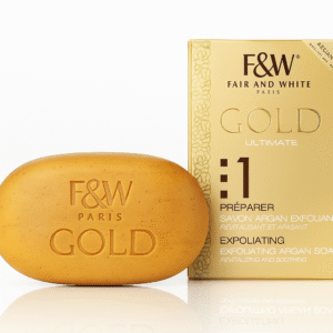 Fair & White Skincare Collection Fair & White Exfoliating Argan Soap | Gold – Apricot Kernel & Argan Oil