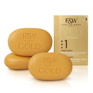 Fair & White Skincare Collection Fair & White Exfoliating Argan Soap | Gold (3PCS) – Triple Radiance Set for 